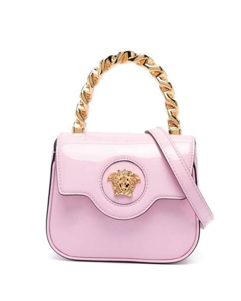 versace mini bag pink|Versace pink purse.